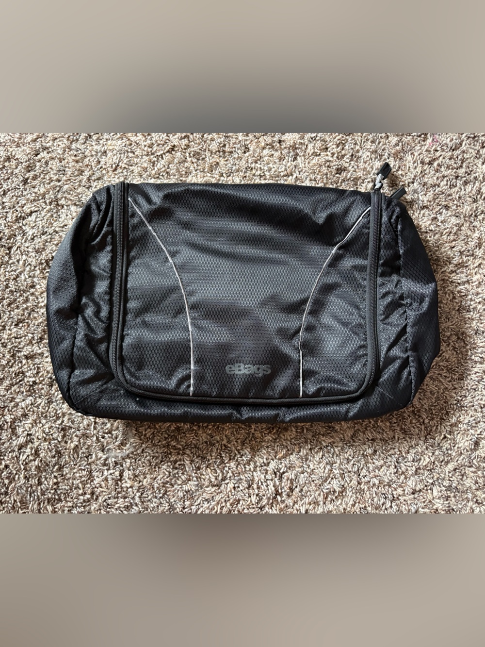 eBags Black Travel Organizer Toiletry Bag for Men